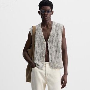 NWT Zara Men's Knit Sweater Vest